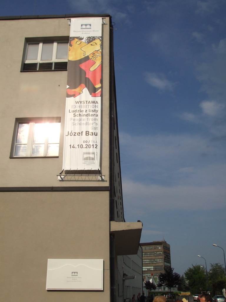 שלט של התערוכה בקרקוב